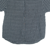 NAUTICA Mens Shirt Black Check XL