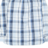 TOMMY HILFIGER Mens Shirt Blue Check Long Sleeve M