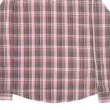 WRANGLER Womens Shirt Brown Check Long Sleeve XL