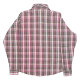 WRANGLER Womens Shirt Brown Check Long Sleeve XL