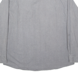 WRANGLER Mens Denim Shirt Grey Long Sleeve XL