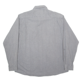 WRANGLER Mens Denim Shirt Grey Long Sleeve XL