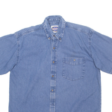 RESERVOIR CLOTHING Mens Denim Shirt Blue M