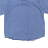 RESERVOIR CLOTHING Mens Denim Shirt Blue M