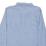 TOMMY HILFIGER Mens Denim Shirt Blue Long Sleeve L