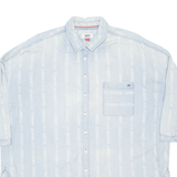 TOMMY HILFIGER Mens Shirt Blue Striped M