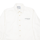 LEE Workwear Womens Denim Shirt White Long Sleeve L