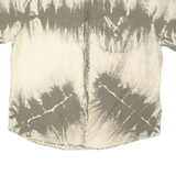 EARTHBOUND Mens Shirt Grey Crazy Pattern XL
