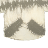 EARTHBOUND Mens Shirt Grey Crazy Pattern XL