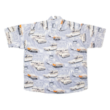 REDHEAD Mens Shirt Grey Crazy Pattern 2XL