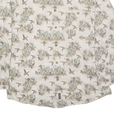 WOOLRICH Mens Shirt Brown Crazy Pattern Long Sleeve M