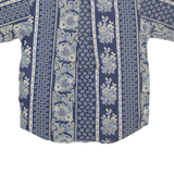 TOMMY HILFIGER Mens Shirt Blue Crazy Pattern L