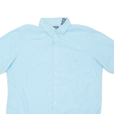 CHAPS Mens Plain Shirt Blue XL