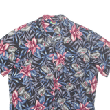 HAWAII BLUES Mens Shirt Black Floral L