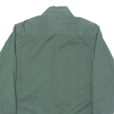 WRANGLER Mens Worker Shirt Green Long Sleeve L