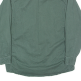 WRANGLER Mens Worker Shirt Green Long Sleeve L