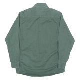 WRANGLER Mens Worker Shirt Green Long Sleeve L
