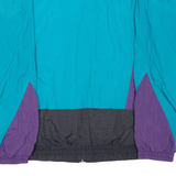 THE GREAT PLAINS Mens Shell Jacket Blue Nylon Colourblock S