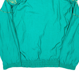 LAVON Womens Shell Jacket Green Nylon Floral XL