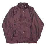 TOWNE Womens Jacket Maroon Nylon M