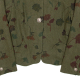 RESI HAMMERER Womens Blazer Coat Green Floral M