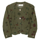 RESI HAMMERER Womens Blazer Coat Green Floral M