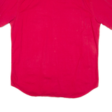 FADED GLORY Mens Plain Shirt Red L