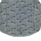 WOOLRICH Boats Mens Shirt Blue Long Sleeve L