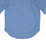 OPEN TRAILS Mens Plain Shirt Blue XL