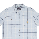 CARHARTT Relaxed Fit Mens Shirt Blue Check L