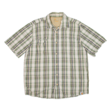 CARHARTT Relaxed Fit Mens Shirt Green Check L