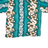 JAMMIN SHIRTS Mens Hawaiian Shirt Green Floral M