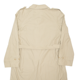 HERREN GLOBUS PICDOR Womens Trench Coat Beige 90s L