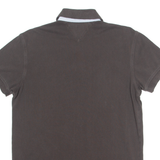 TOMMY HILFIGER Mens Polo Shirt Brown M