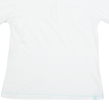 CHAMPION Womens Polo Shirt White L