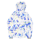 HELLY HANSEN Womens Anorak Jacket Blue Hooded Crazy Pattern S