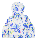 HELLY HANSEN Womens Anorak Jacket Blue Hooded Crazy Pattern S
