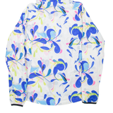 HELLY HANSEN Womens Anorak Jacket Blue Hooded Crazy Pattern S