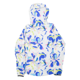 HELLY HANSEN Womens Anorak Jacket Blue Hooded Crazy Pattern S