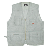 YUMING Utility Mens Gilet Grey 2XL