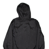 DICKIES Mens Rain Jacket Black Nylon Hooded M