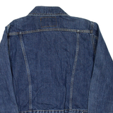 Cropped Womens Denim Jacket Blue L