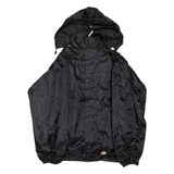 DICKIES Mens Rain Jacket Black Hooded L