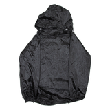 DICKIES Mens Rain Jacket Black Hooded L