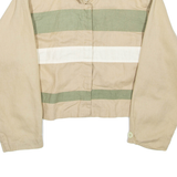 Cropped Womens Overcoat Coat Beige L