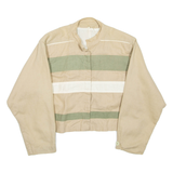 Cropped Womens Overcoat Coat Beige L