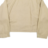 Cropped Womens Overcoat Coat Beige L