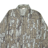 REBARK Mens Lined Jacket Brown L