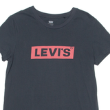 LEVI'S Mens T-Shirt Black Crew Neck M