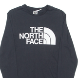 THE NORTH FACE Mens T-Shirt Black Long Sleeve Crew Neck XS